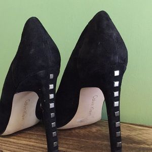 black velvet calvin klein heels